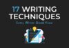 17 Základních technik psaní pro zlepšení vašeho stylu