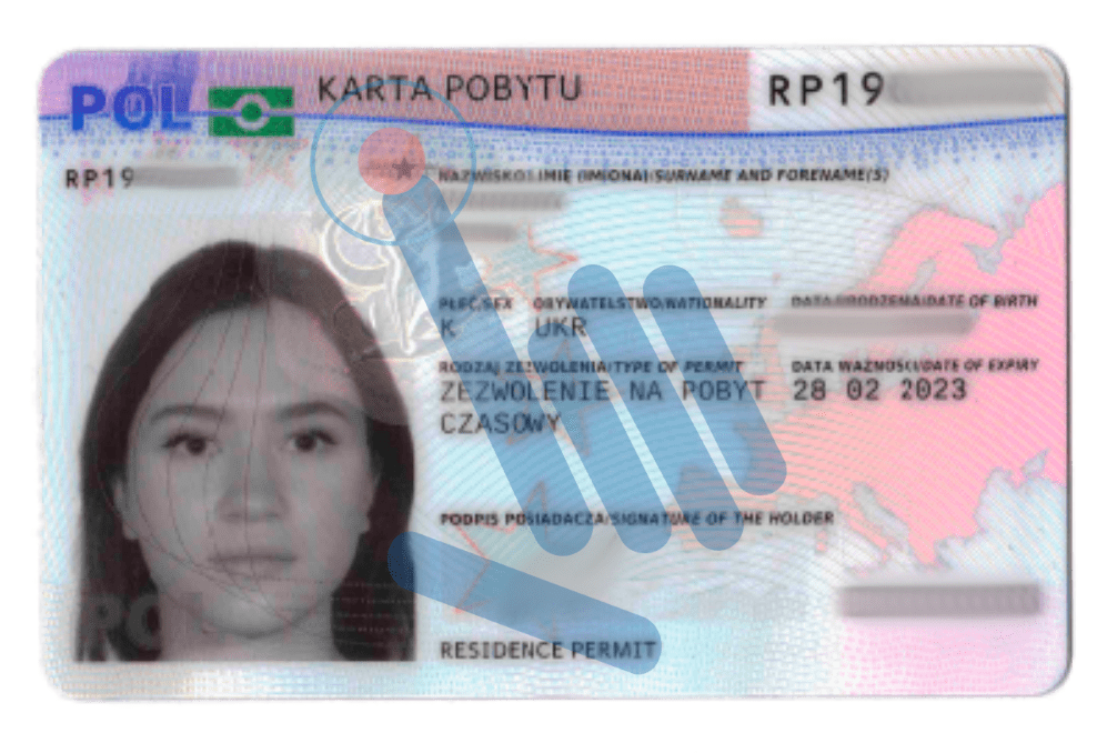 Легалізація іноземців Польща карта побиту